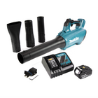 Soplador a batería Makita DUB 184 RM1 18 V sin escobillas + 1x batería 4,0 Ah + cargador