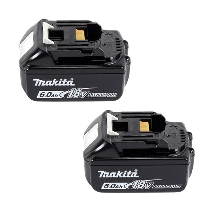 Kosiarka akumulatorowa Makita DLM 382 G2 36 V ( 2x 18 V ) 38 cm 40 l + 2x akumulator 6,0 Ah - bez ładowarki