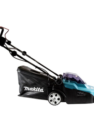 Cortacésped a batería Makita DLM 382 PG2 36 V (2x 18 V) 38 cm 40 l + 2x batería 6,0 Ah + cargador doble