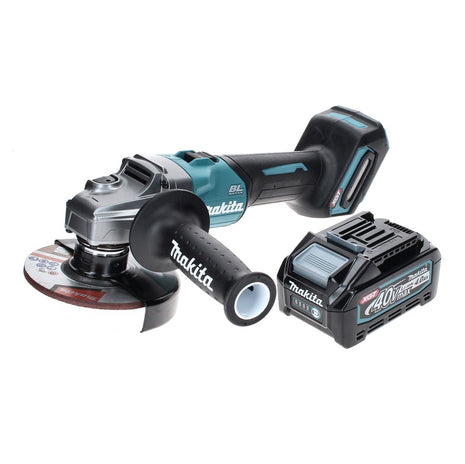 Makita GA 005 GM1 Meuleuse d'angle sans fil 40 V maxi 125 mm brushless XGT + 1x Batterie 4,0 Ah - sans chargeur