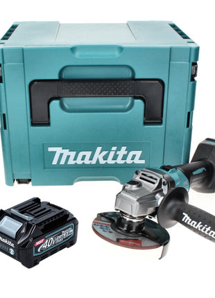 Makita GA 005 GD101 Akku Winkelschleifer 40 V max. 125 mm Brushless  XGT + 1x Akku 2,5 Ah + Makpac - ohne Ladegerät