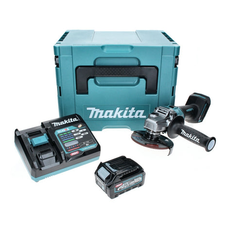 Makita GA 005 GD101 Akku Winkelschleifer 40 V max. 125 mm Brushless  XGT + 1x Akku 2,5 Ah + Ladegerät + Makpac