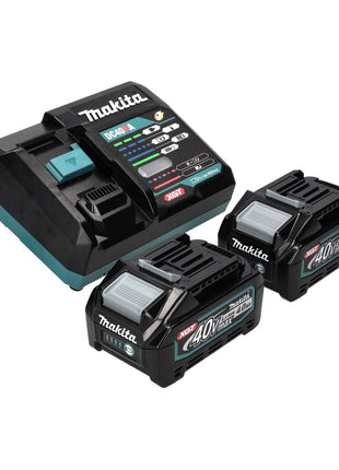 Zestaw Makita Power Source Kit 40 V max. z 2x akumulatorem BL 4040 4,0 Ah XGT ( 2x 191B26-6 ) + szybka ładowarka DC 40 RA XGT LXT ( 191E07-8 )