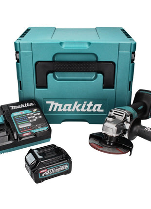 Makita GA 016 GD101 Akku Winkelschleifer 40 V max. 125 mm Brushless  XGT + 1x Akku 2,5 Ah + Ladegerät + Makpac