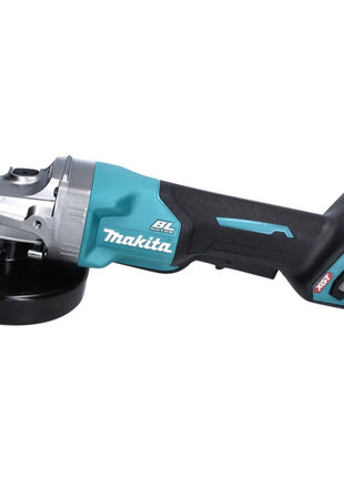 Meuleuse d'angle sur batterie Makita GA 016 GM101 40 V max. 125 mm sans balais XGT + 1x batterie 4,0 Ah + chargeur + hotte d'aspiration + Makpac