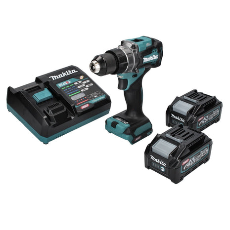 Makita DF 001 GM2 Akumulatorowa wiertarko-wkrętarka 40 V maks. 140 Nm XGT Brushless + 2x akumulator 4,0 Ah + ładowarka