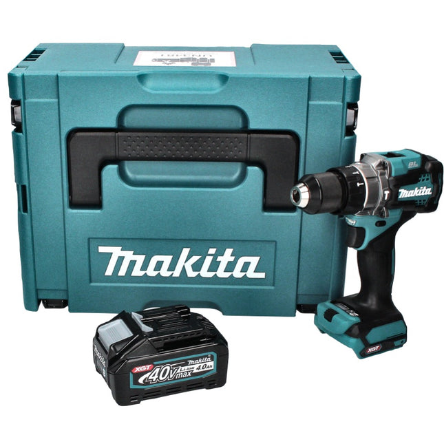 Makita HP 001 GM101 Akku Schlagbohrschrauber 40 V max. 140 Nm XGT Brushless + 1x Akku 4,0 Ah + Makpac - ohne Ladegerät