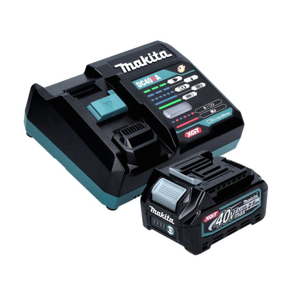 Makita JR 001 GD101 Akumulatorowa pilarka szablasta 40 V max. bezszczotkowa pilarka szablasta XGT + 1x akumulator 2,5 Ah + ładowarka + walizka