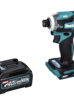 Makita TD 001 GD1 Akku Schlagschrauber 40 V 220 Nm1/4" XGT Brushless + 1x Akku 2,5 Ah - ohne Ladegerät