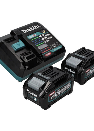 Makita HR 003 GM201 Perforateur burineur sans fil 40 V max. 2,8 J SDS + 2x Batteries 4,0 Ah + Chargeur + Coffret Makpac