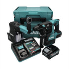 Makita HR 003 GM101 Akku Kombihammer 40 V max. 2,8 J SDS plus Brushless + 1x Akku 4,0 Ah + Ladegerät + Staubabsaugung DX12 + Makpac