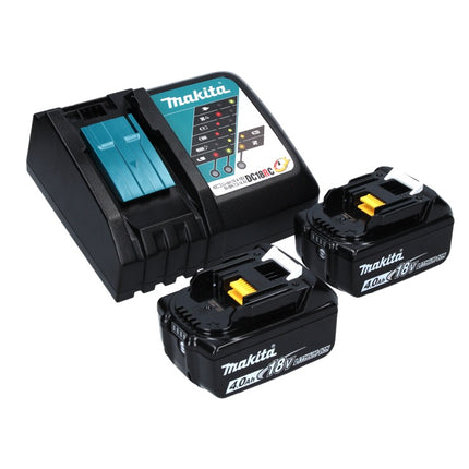 Makita DPB 183 RM akumulatorowa piła taśmowa 18 V 66 mm bezszczotkowa + 2x akumulator 4,0 Ah + ładowarka