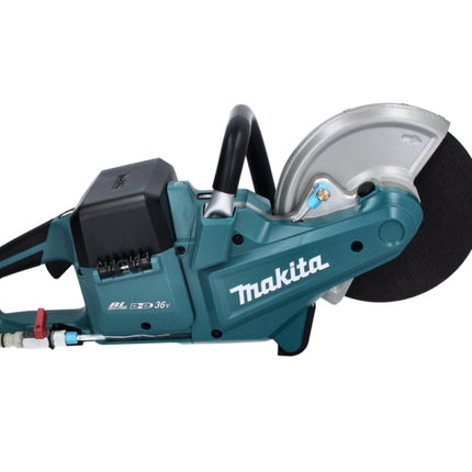 Makita DCE 090 PM2X1 Akku Trennschleifer 36 V ( 2x 18 V ) 230 mm Brushless + 2x Akku 4,0 Ah + Doppelladegerät