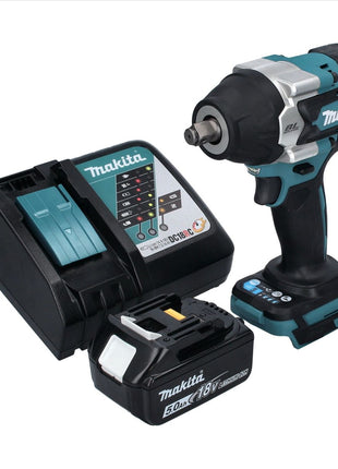 Makita DTW 700 RT1 Akku Schlagschrauber 18 V 700 Nm 1/2" XPT Brushless + 1x Akku 5,0 Ah + Ladegerät