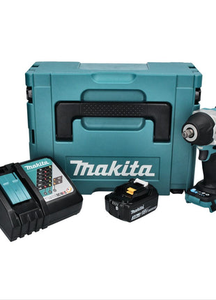 Makita DTW 700 RF1J Akku Schlagschrauber 18 V 700 Nm 1/2" XPT Brushless + 1x Akku 3,0 Ah + Ladegerät + Makpac