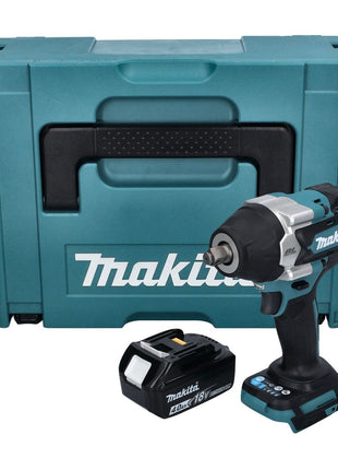 Makita DTW 700 M1J akumulatorowy klucz udarowy 18 V 700 Nm 1/2" XPT bezszczotkowy + 1x akumulator 4,0 Ah + Makpac - bez ładowarki