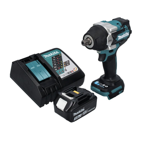 Makita DTW 701 RF1 Akku Schlagschrauber 18 V 700 Nm 1/2" XPT Brushless + 1x Akku 3,0 Ah + Ladegerät