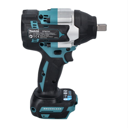 Makita DTW 701 RF1 akumulatorowy klucz udarowy 18 V 700 Nm 1/2" XPT bezszczotkowy + 1x akumulator 3,0 Ah + ładowarka
