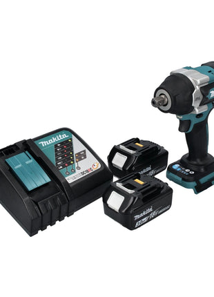 Makita DTW 701 RF Akku Schlagschrauber 18 V 700 Nm 1/2" XPT Brushless + 2x Akku 3,0 Ah + Ladegerät