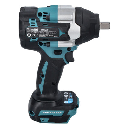 Makita DTW 701 RM1 akumulatorowy klucz udarowy 18 V 700 Nm 1/2" XPT bezszczotkowy + 1x akumulator 4,0 Ah + ładowarka