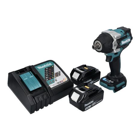 Makita DTW 701 RM Akku Schlagschrauber 18 V 700 Nm 1/2" XPT Brushless + 2x Akku 4,0 Ah + Ladegerät