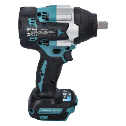 Makita DTW 701 RM akumulatorowy klucz udarowy 18 V 700 Nm 1/2" XPT bezszczotkowy + 2x akumulator 4,0 Ah + ładowarka
