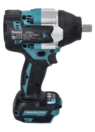 Makita DTW 701 G1 akumulatorowy klucz udarowy 18 V 700 Nm 1/2" XPT bezszczotkowy + 1x akumulator 6,0 Ah - bez ładowarki