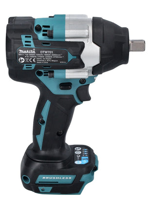 Makita DTW 701 RG1 Clé à choc sans fil 18 V 700 Nm 1/2'' XPT Brushless + 1x batterie 6,0 Ah + chargeur