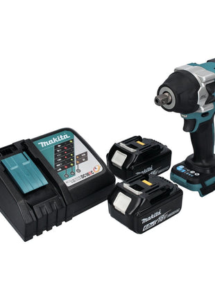 Makita DTW 701 RG Akku Schlagschrauber 18 V 700 Nm 1/2" XPT Brushless + 2x Akku 6,0 Ah + Ladegerät