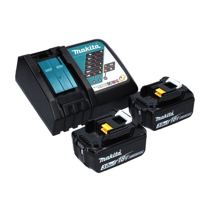 Makita DTW 701 RFJ akumulatorowy klucz udarowy 18 V 700 Nm 1/2" XPT bezszczotkowy + 2x akumulator 3,0 Ah + ładowarka + Makpac