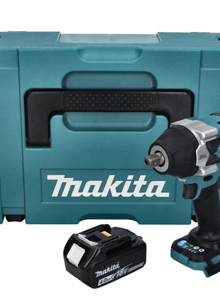 Makita DTW 701 M1J Akku Schlagschrauber 18 V 700 Nm 1/2" XPT Brushless + 1x Akku 4,0 Ah + Makpac - ohne Ladegerät