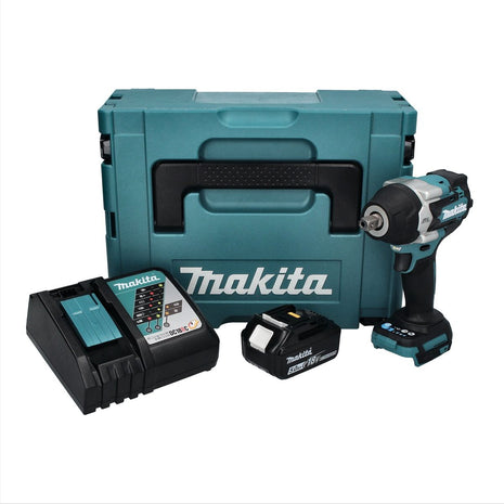 Makita DTW 701 RT1J akumulatorowy klucz udarowy 18 V 700 Nm 1/2" XPT bezszczotkowy + 1x akumulator 5,0 Ah + ładowarka + Makpac