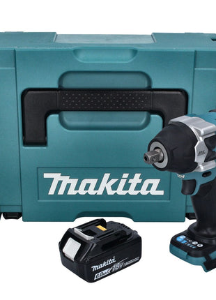 Makita DTW 701 G1J akumulatorowy klucz udarowy 18 V 700 Nm 1/2" XPT bezszczotkowy + 1x akumulator 6,0 Ah + Makpac - bez ładowarki