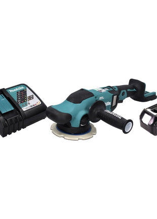 Makita DPO 600 RM1 Akku Exzenterpolierer 18 V 150 mm XPT Brushless + 1x Akku 4,0 Ah + Ladegerät