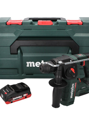 Metabo BH 18 LTX BL 16 akumulatorowa wiertarko-wkrętarka udarowa 18 V 1,3 J SDS-plus Brushless + 1x akumulator 4,0 Ah + MetaBOX - bez ładowarki