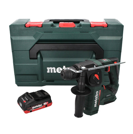 Metabo BH 18 LTX BL 16 akumulatorowa wiertarko-wkrętarka udarowa 18 V 1,3 J SDS-plus Brushless + 1x akumulator 4,0 Ah + MetaBOX - bez ładowarki