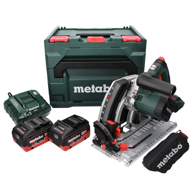 Metabo KT 18 LTX 66 BL Akku Tauchkreissäge 18 V 165 mm + 2x Akku 5,5 Ah + Ladegerät + metaBOX - Toolbrothers
