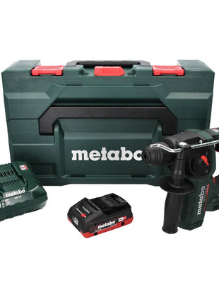 Metabo BH 18 LTX BL 16 Perceuse à percussion sans fil 18 V 1,3 J SDS-plus Brushless + 1x Batterie 4,0 Ah + Chargeur + Coffret MetaBOX