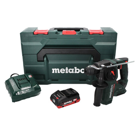 Metabo BH 18 LTX BL 16 akumulatorowa wiertarko-wkrętarka udarowa 18 V 1,3 J SDS-plus Brushless + 1x akumulator 4,0 Ah + ładowarka + MetaBOX