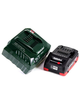 Metabo BH 18 LTX BL 16 Perceuse à percussion sans fil 18 V 1,3 J SDS-plus Brushless + 1x Batterie 4,0 Ah + Chargeur + Coffret MetaBOX