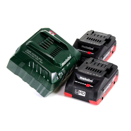Metabo BH 18 LTX BL 16 akumulatorowa wiertarko-wkrętarka udarowa 18 V 1,3 J SDS-plus Brushless ( 600324800 ) + 2x akumulator 4,0 Ah + ładowarka + MetaBOX