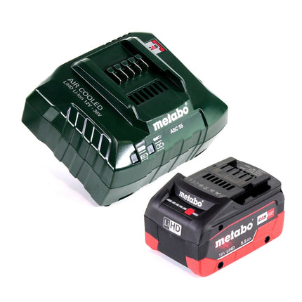 Metabo BH 18 LTX BL 16 akumulatorowa wiertarko-wkrętarka udarowa 18 V 1,3 J SDS-plus Brushless + 1x akumulator 5,5 Ah + ładowarka + metaBOX
