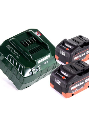 Metabo BH 18 LTX BL 16 Perceuse à percussion sans fil 18 V 1,3 J SDS-plus Brushless + 2x Batteries 5,5 Ah + Chargeur + Coffret MetaBOX