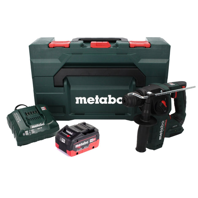 Metabo BH 18 LTX BL 16 akumulatorowa wiertarko-wkrętarka udarowa 18 V 1,3 J SDS-plus Brushless + 1x akumulator 8,0 Ah + ładowarka + metaBOX