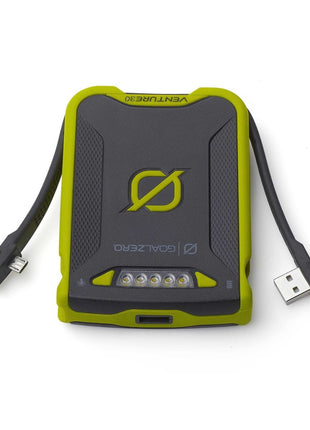 Goal Zero Venture 30 Cargador Solar Power Bank Micro USB 3,7 V 7,8 Ah + Lámpara Goal Zero Light a Life Mini USB 110 Lúmenes