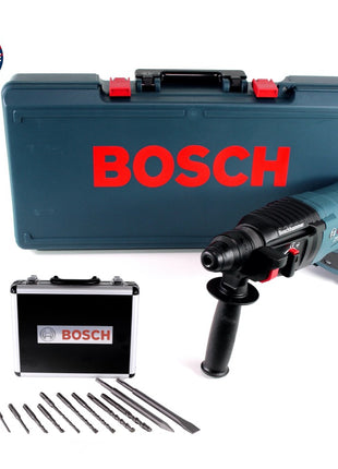 Bosch GBH 18V-26 D Akku Bohrhammer Bulldog 18 V 2,5 J SDS plus Brushless + Bohrer und Meißel Set 11 tlg. PGM zertifiziert + Koffer - ohne Akku, ohne Ladegerät