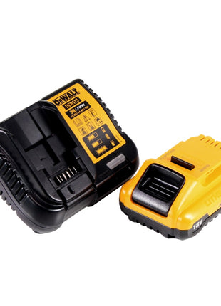 Cepilladora a batería DeWalt DCP 580 L1 18 V 82 mm sin escobillas + bolsa para el polvo DWV 9390 + 1x batería 3,0 Ah + cargador