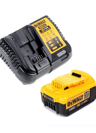 Cepilladora a batería DeWalt DCP 580 M1 18 V 82 mm sin escobillas + bolsa para el polvo DWV 9390 + 1x batería 4,0 Ah + cargador