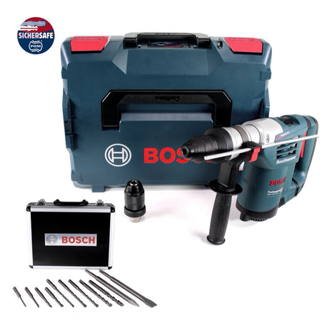 Bosch GBH 4-32 DFR Perceuse à percussion 900 W 4.2 J SDS-plus + Jeu de perceuses et burins - 11 pièces.Certifié PGM + Coffret L-Boxx