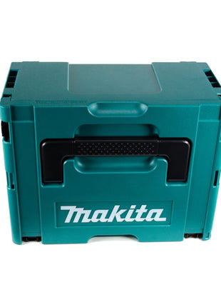 Makita DHR 242 RFJ Akku Bohrhammer 18 V 2,0 J SDS-plus Brushless + 2x Akku 3,0 Ah + Ladegerät + Bohrer und Meißel Set 11 tlg. PGM zertifiziert + Makpac